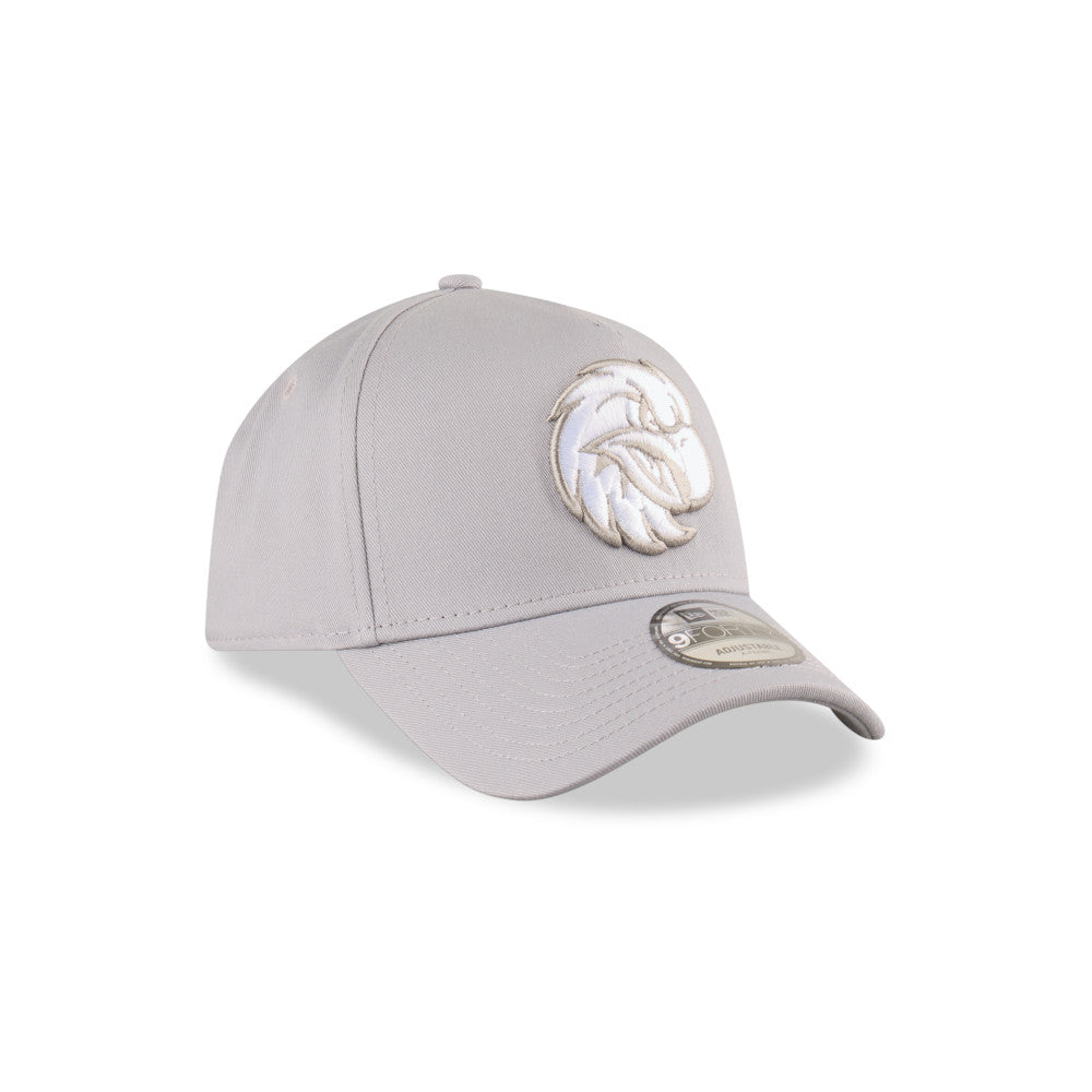 Manly Warringah Sea Eagles Hat - 2025 Grey White 9Forty A-Frame NRL Snapback Cap - New Era